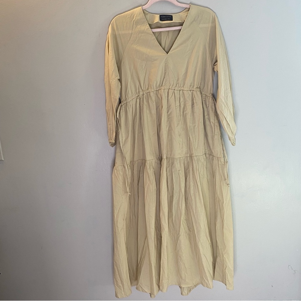 Modern Citizen Organic Cotton Tiered Maxi Dress XS/S